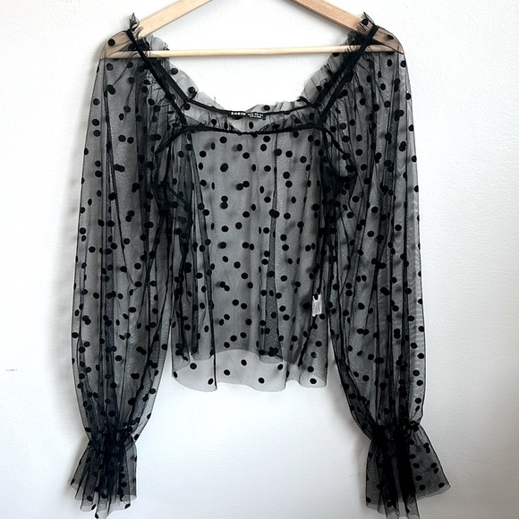 SHEIN Organza Polka Dot - Picture 3 of 5